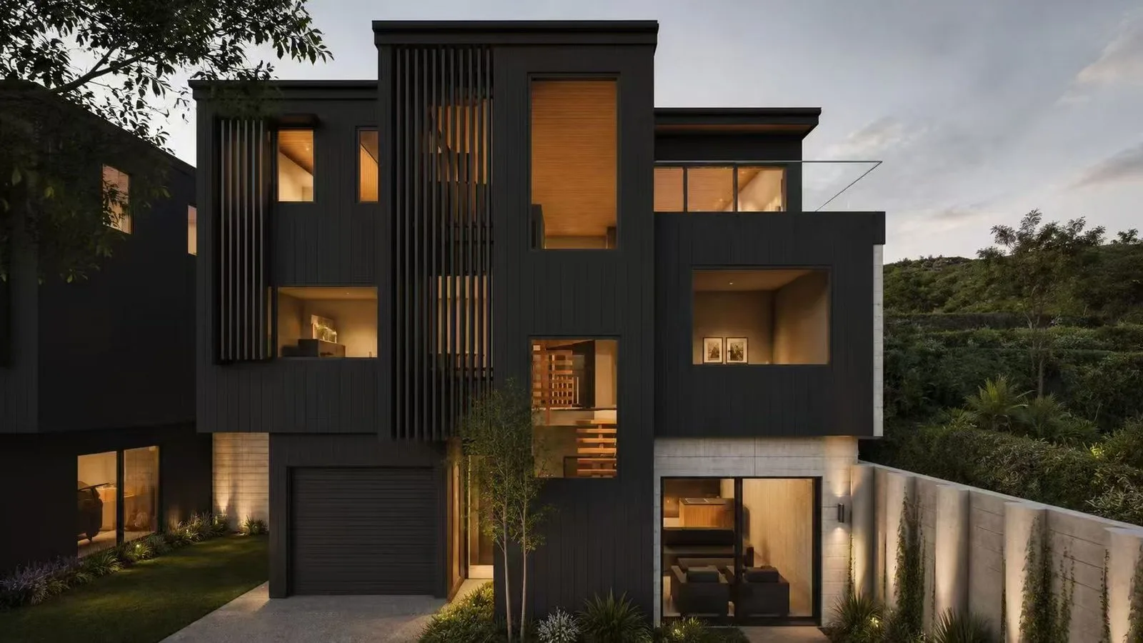 Castor Bay — front elevation