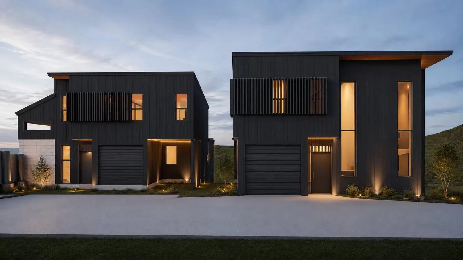 Castor Bay — individual home at dusk