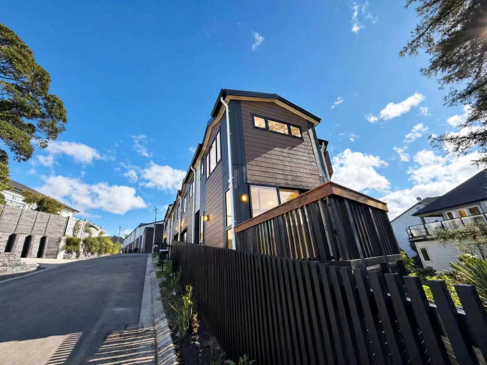 Howick — completed homes, side view